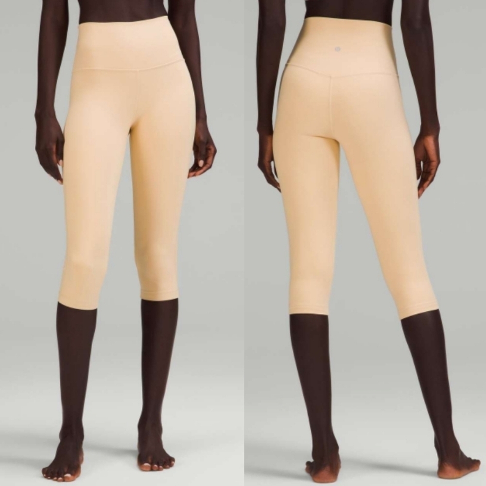 Lululemon Align High-Rise Crop 17" Leggings Tights, Prosecco